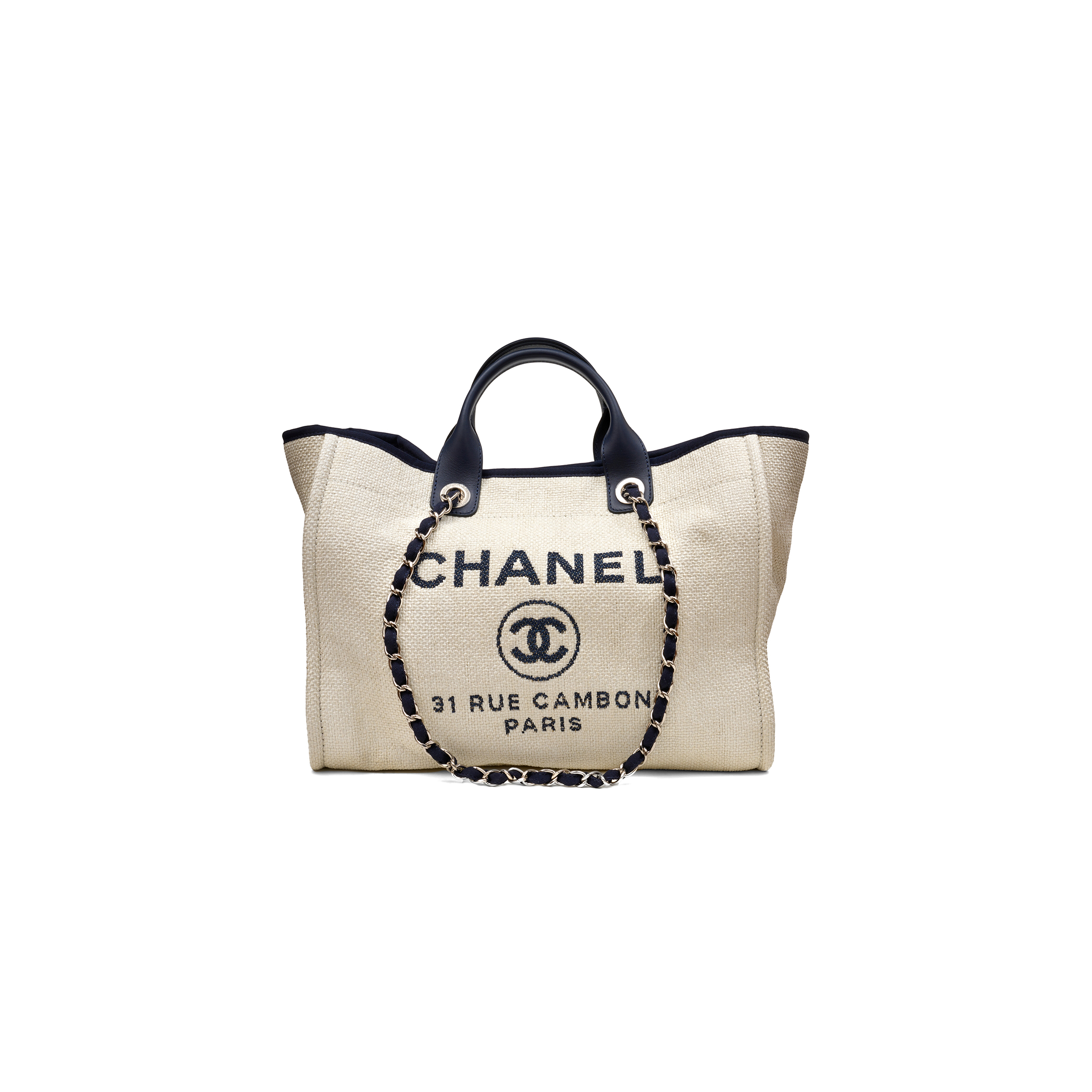 CHANEL MEDIUM DEAUVILLE SHOPPING TOTE (39*30*22cm)